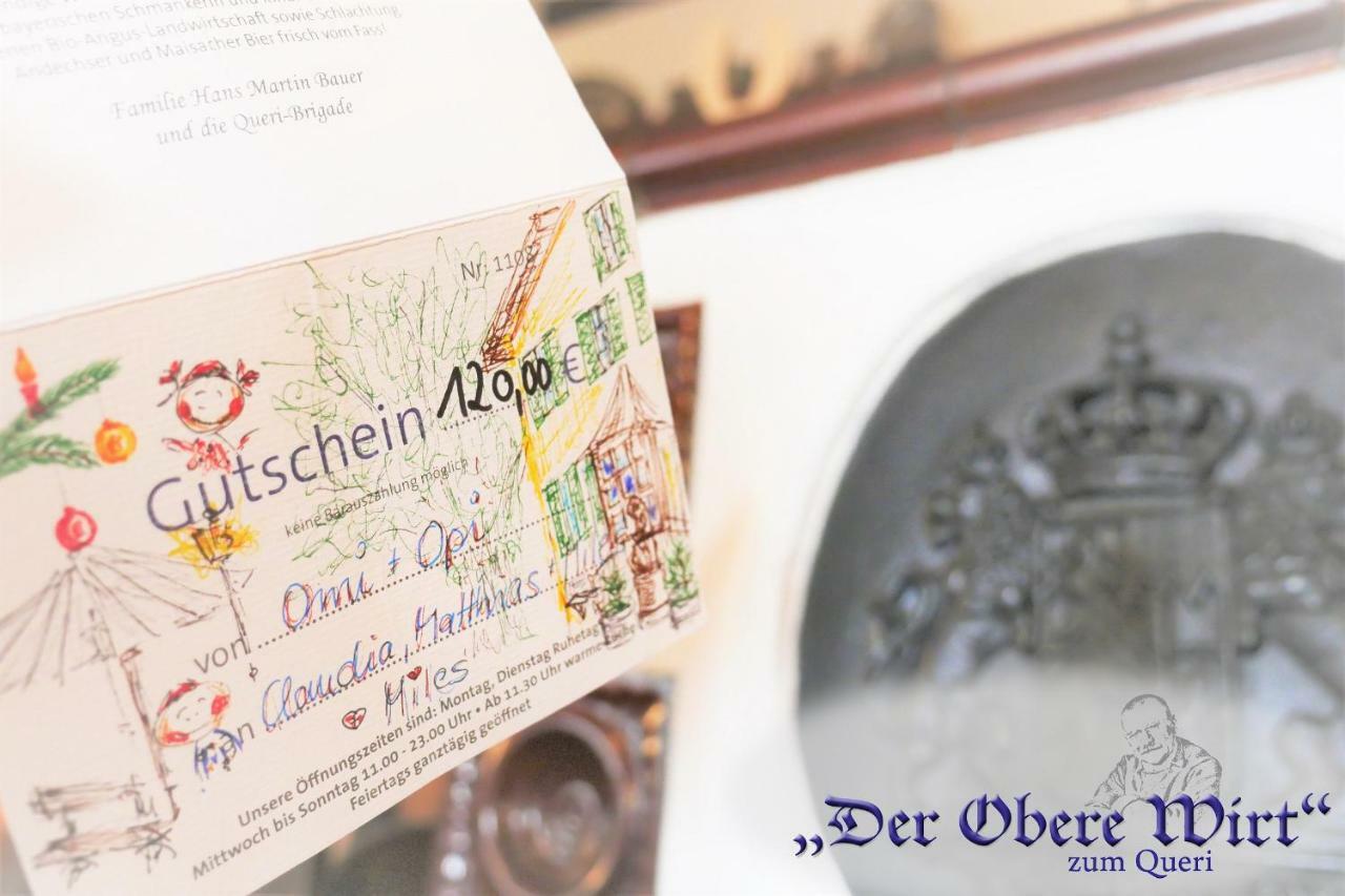 מלון אנדכס Der Obere Wirt Zum Queri מראה חיצוני תמונה